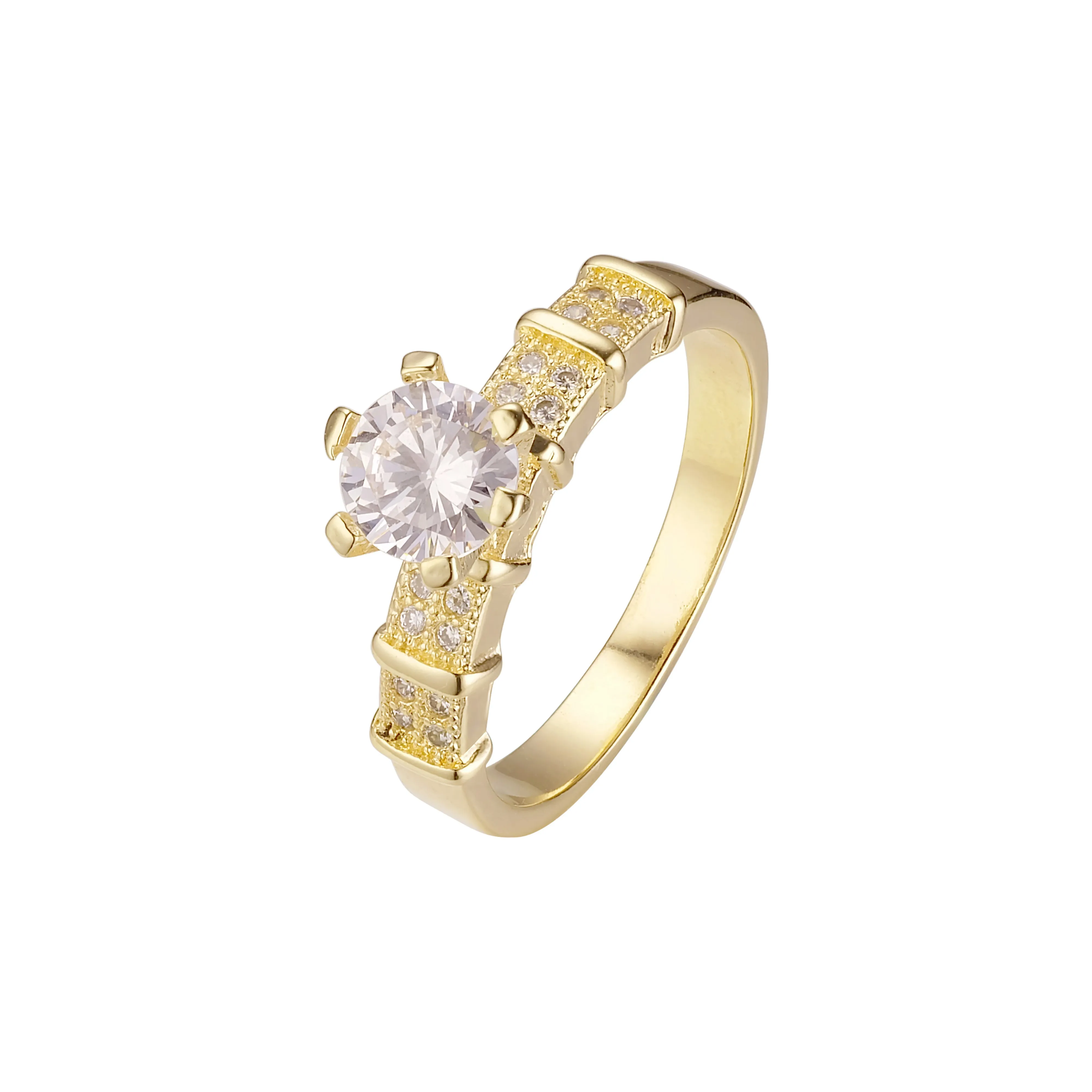 14K Gold solitaire rings