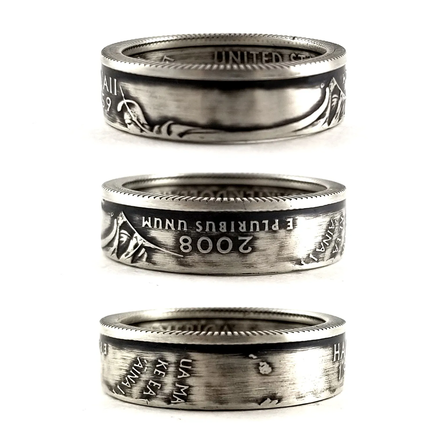 90% Silver Hawaii Quarter Ring