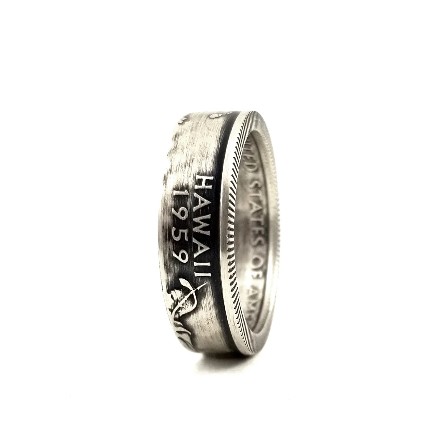 90% Silver Hawaii Quarter Ring