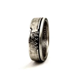 90% Silver Texas Quarter Ring