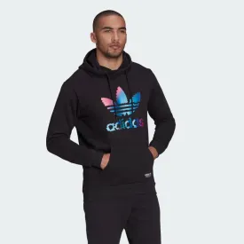 Adidas Trefoil Hoodie - BLACK/RAINBOW