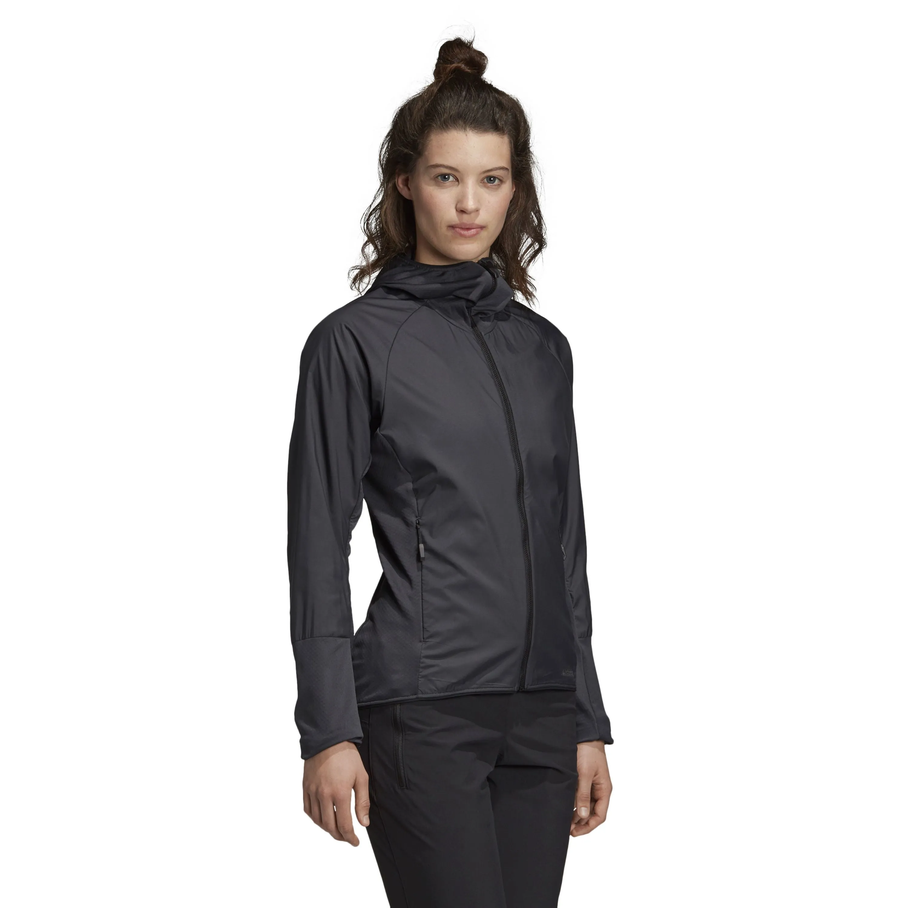 adidas Women's Skyclimb Fleece Jacket Carbon M