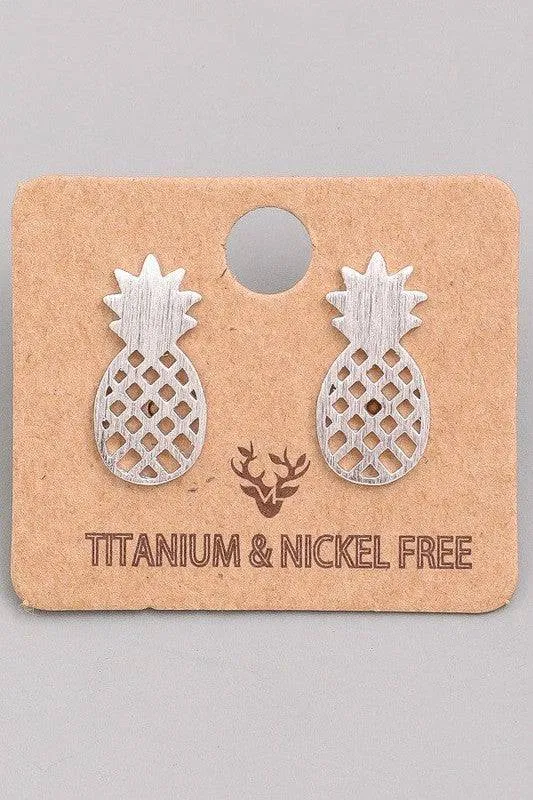 Aloha Pineapple Studs