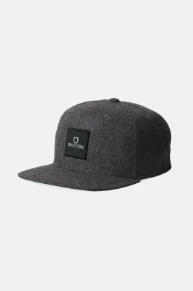 Alpha Square Netplus MP Snapback - Charcoal