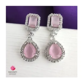 American Diamond Baby Pink AD Dangler Tops