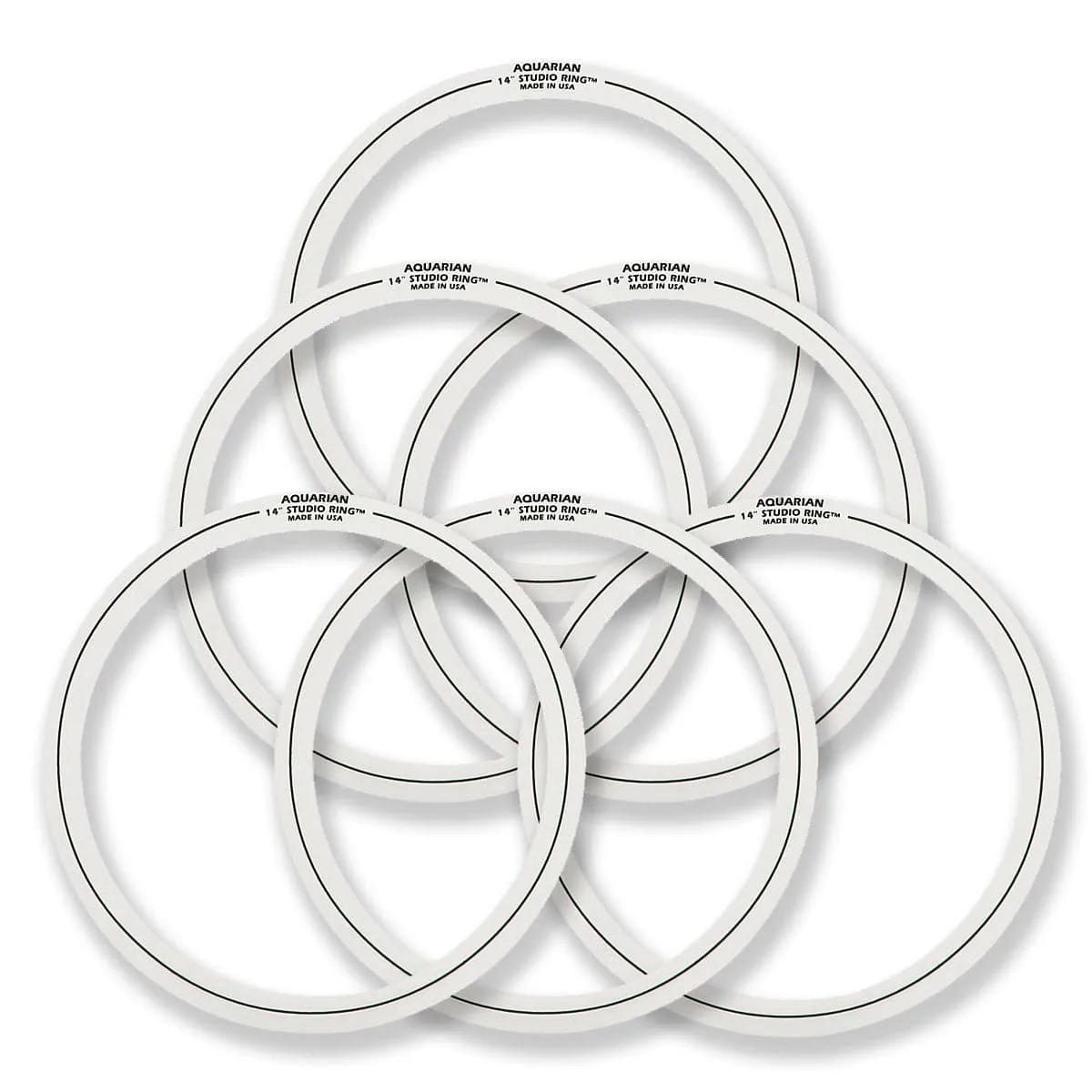 Aquarian Studio Rings 14" 6pack