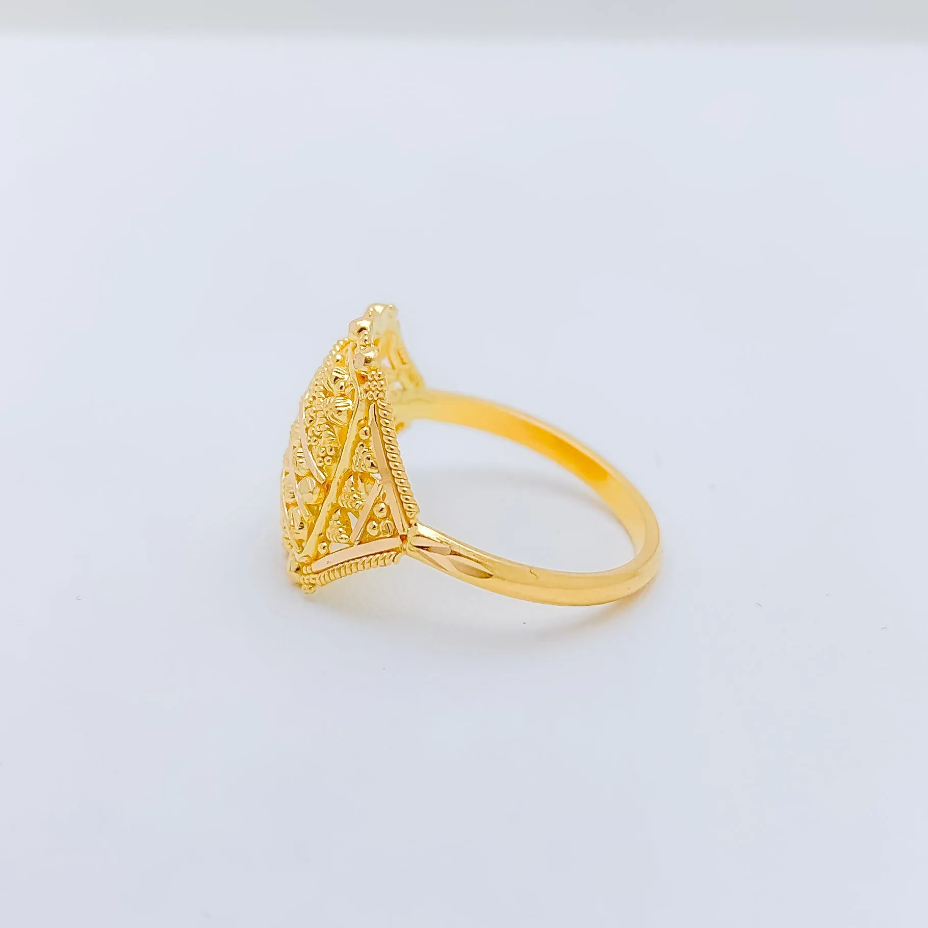 Beautiful Square Gold Ring