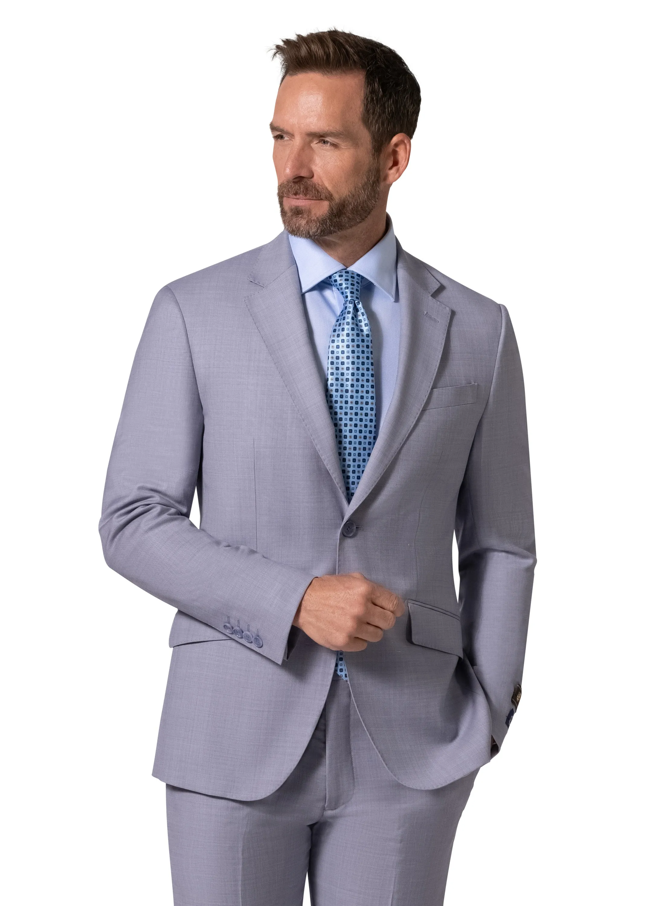 Berragamo Elegant - Faille Wool Modern Suit 10005.043.96