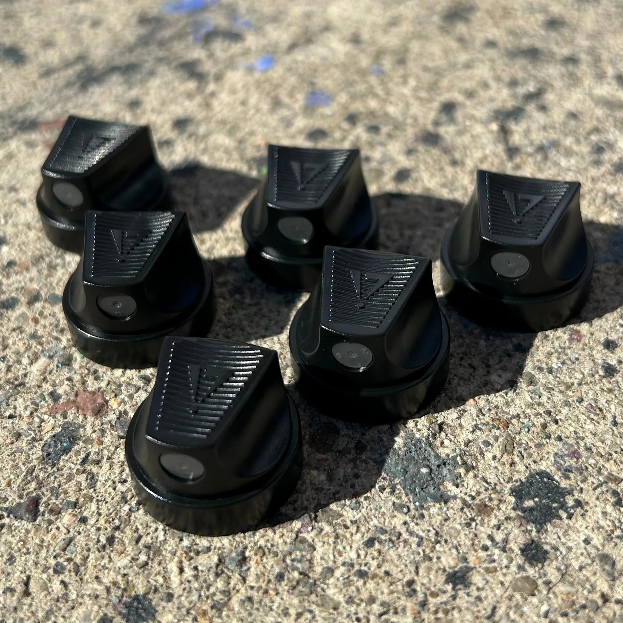 Black Skinny Pro Caps (3 pack)