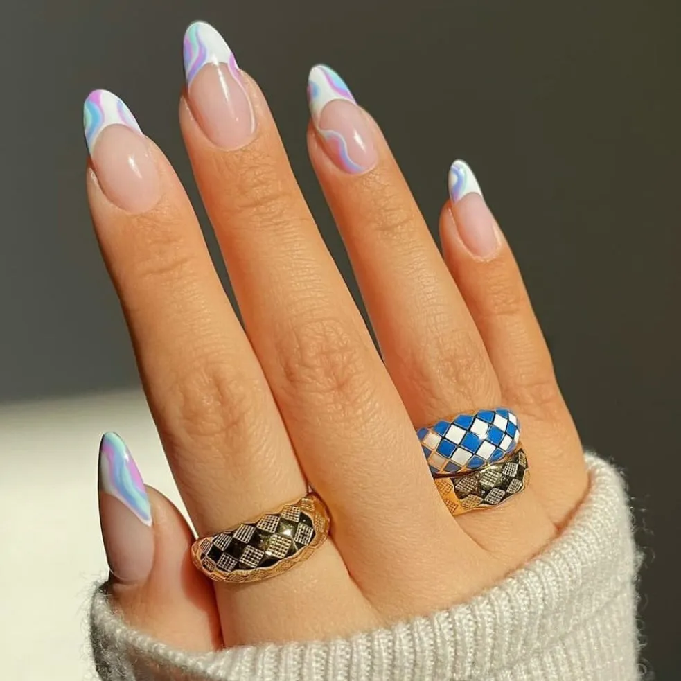 Checker Rings - Set of 2