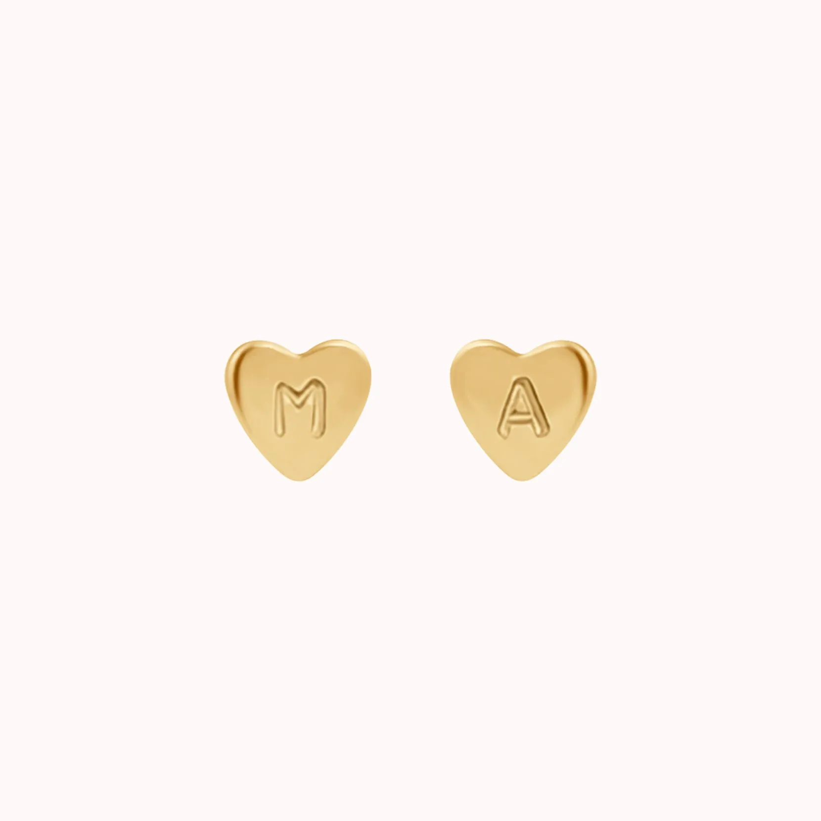 Cleo Heart Stud Earrings