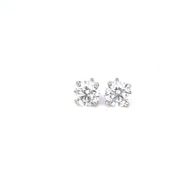 Diamond Stud Earrings-1.61 ct tw