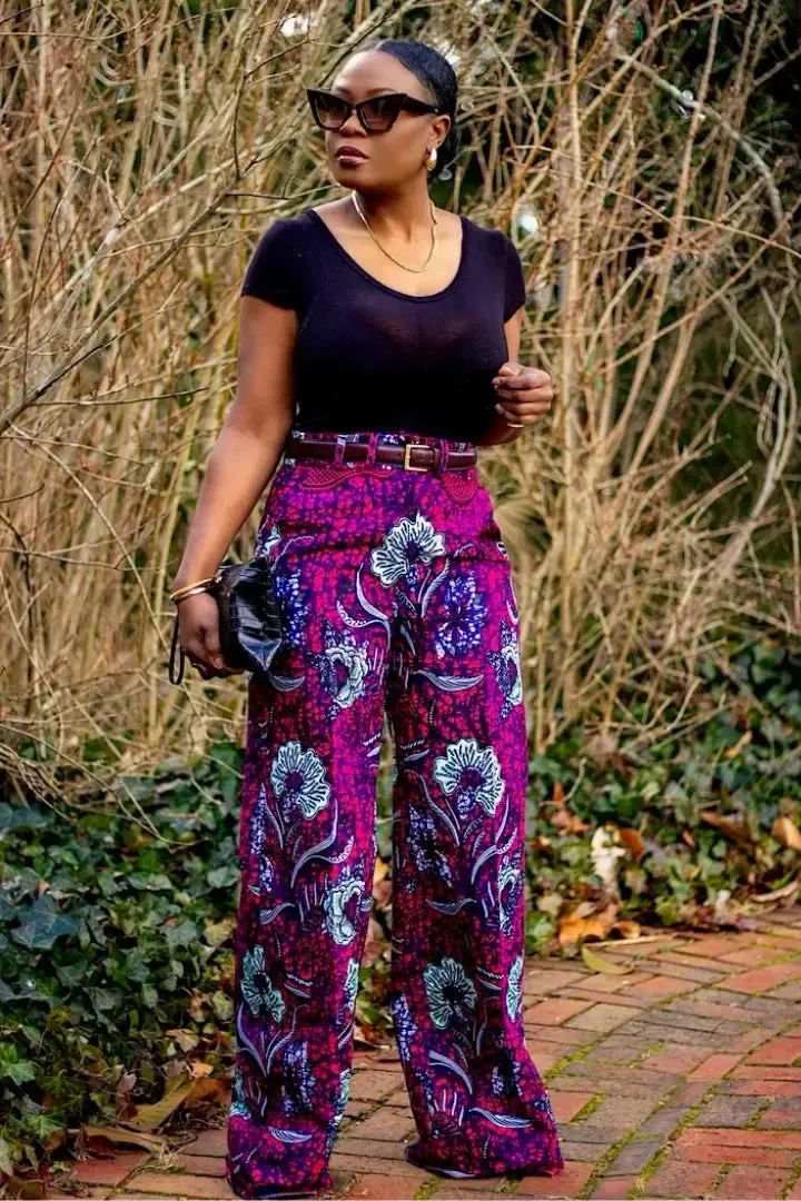 Flare Ankara Print | Pants