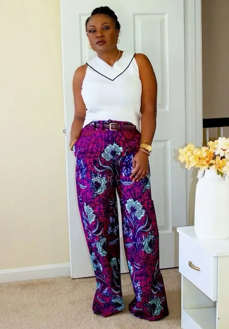 Flare Ankara Print | Pants