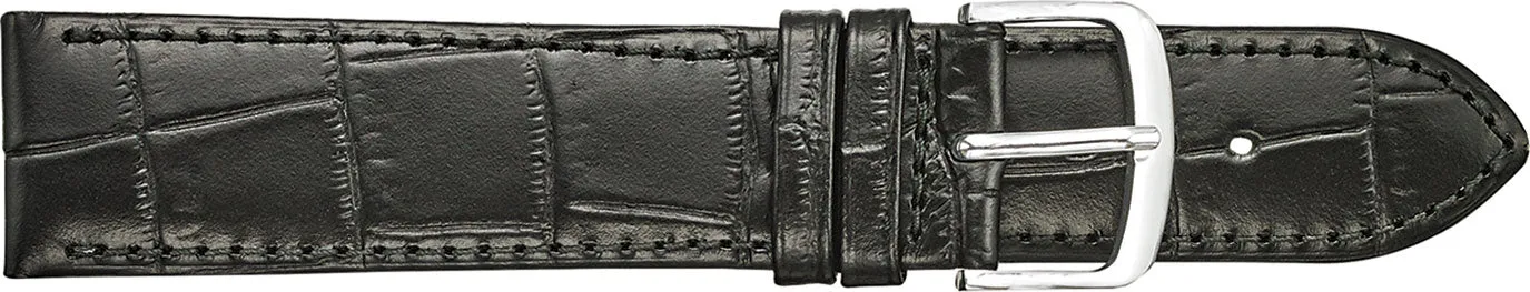 Fleurus Alligator Embossed Leather Watch Strap  194