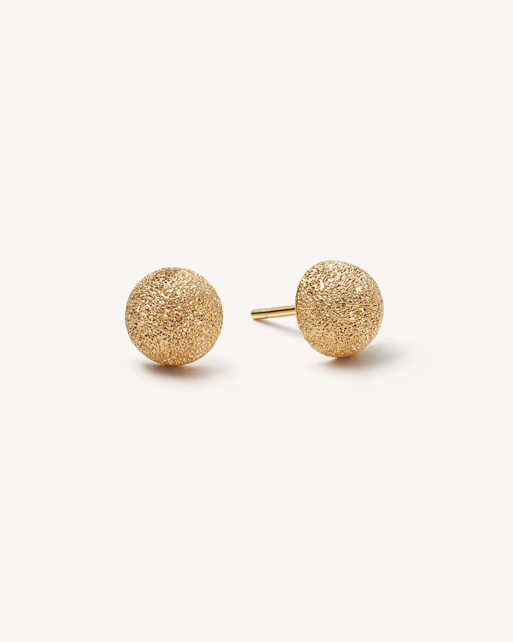 Florentine Finish Medium Button Studs