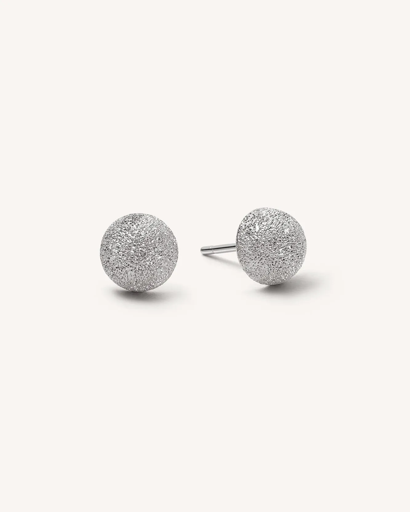 Florentine Finish Medium Button Studs