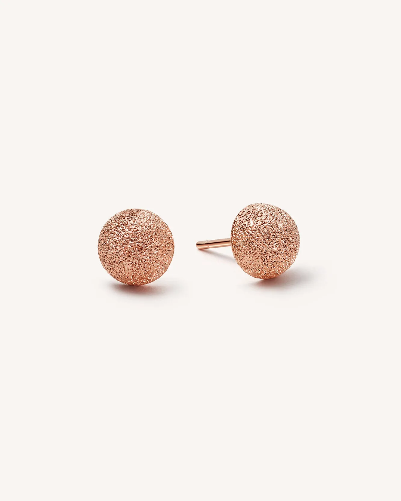 Florentine Finish Medium Button Studs