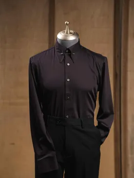 Formal Shirt - Black Pinned-Collar