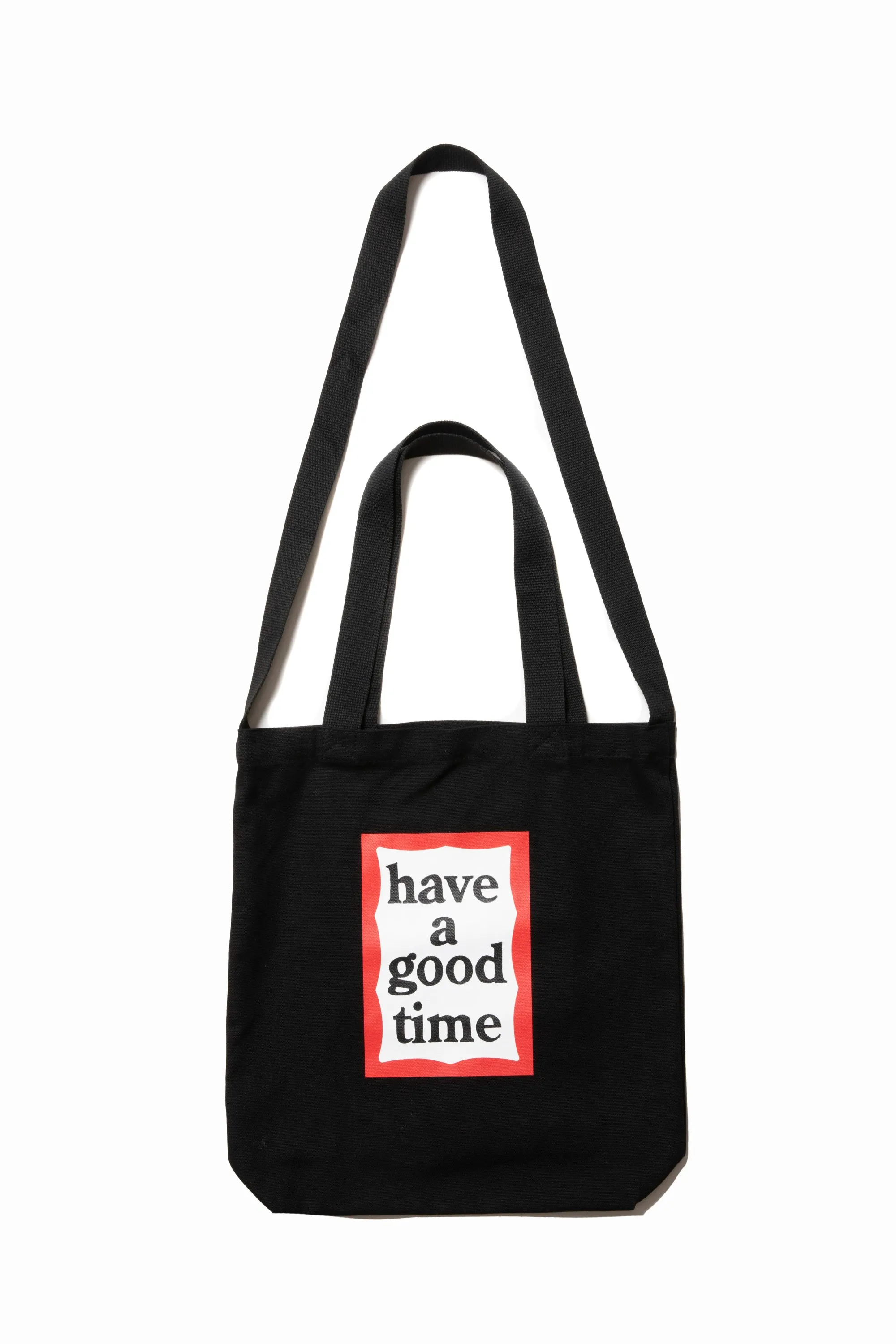 FRAME CANVAS 2WAY TOTE BLACK