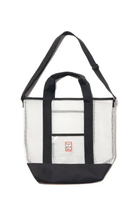 FRAME MESH 2WAY TOTE WHITE