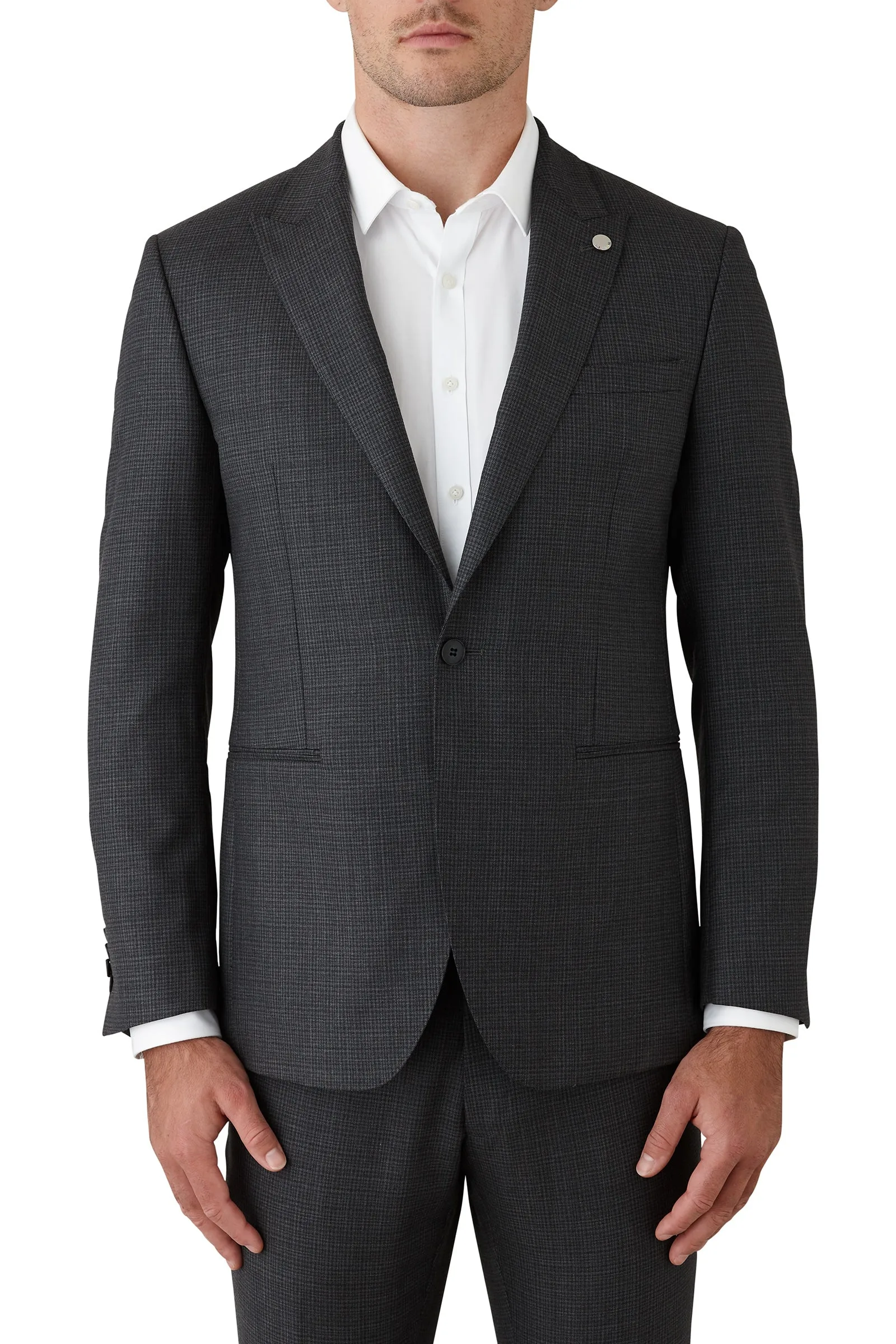 Gibson - Nitro/Caper Suit - Grey Mini Check