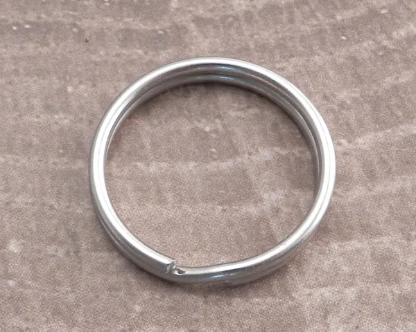 Key Ring Split Ring- Stainless Steel