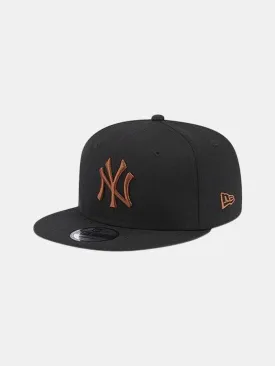 League NY Cap Black/Brown