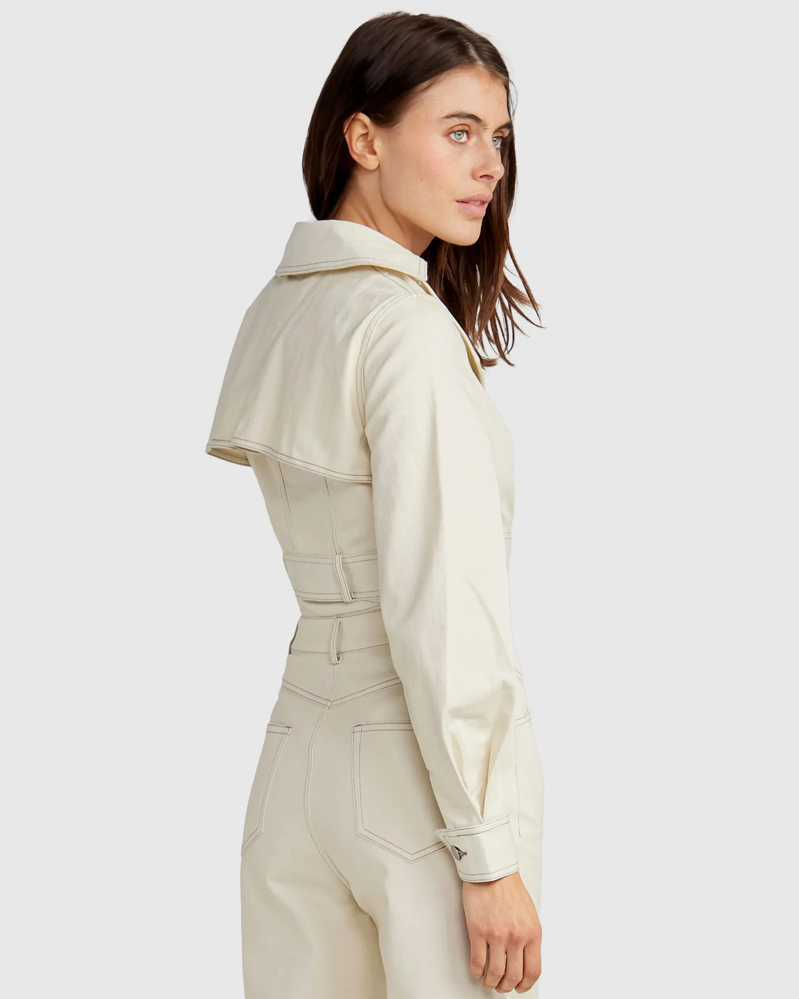 Love Lies Wrap Jacket - Ivory