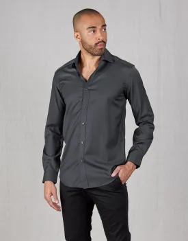 McCahon Black Merino Wool Shirt