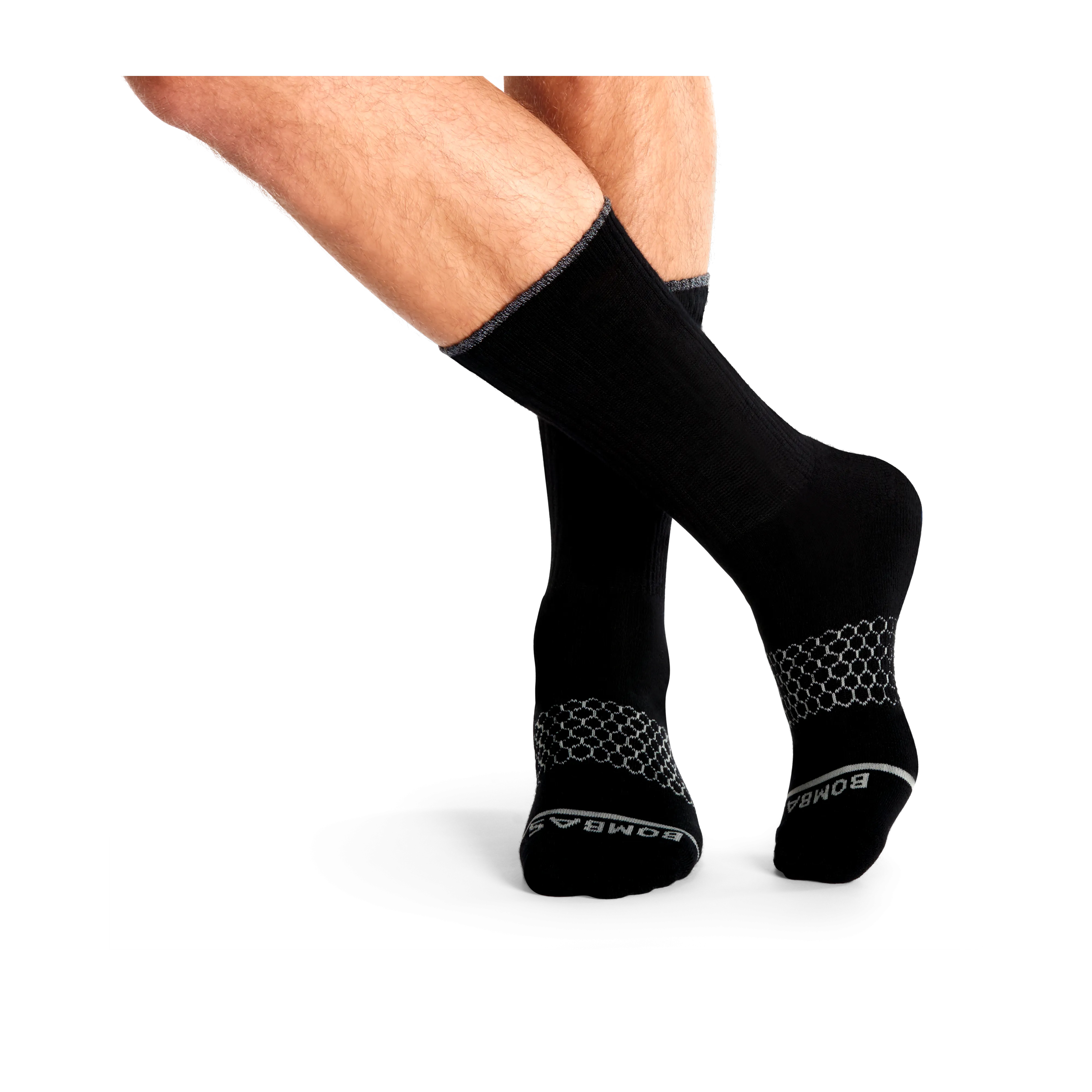 Men's Merino Wool Calf Sock 4-Pack