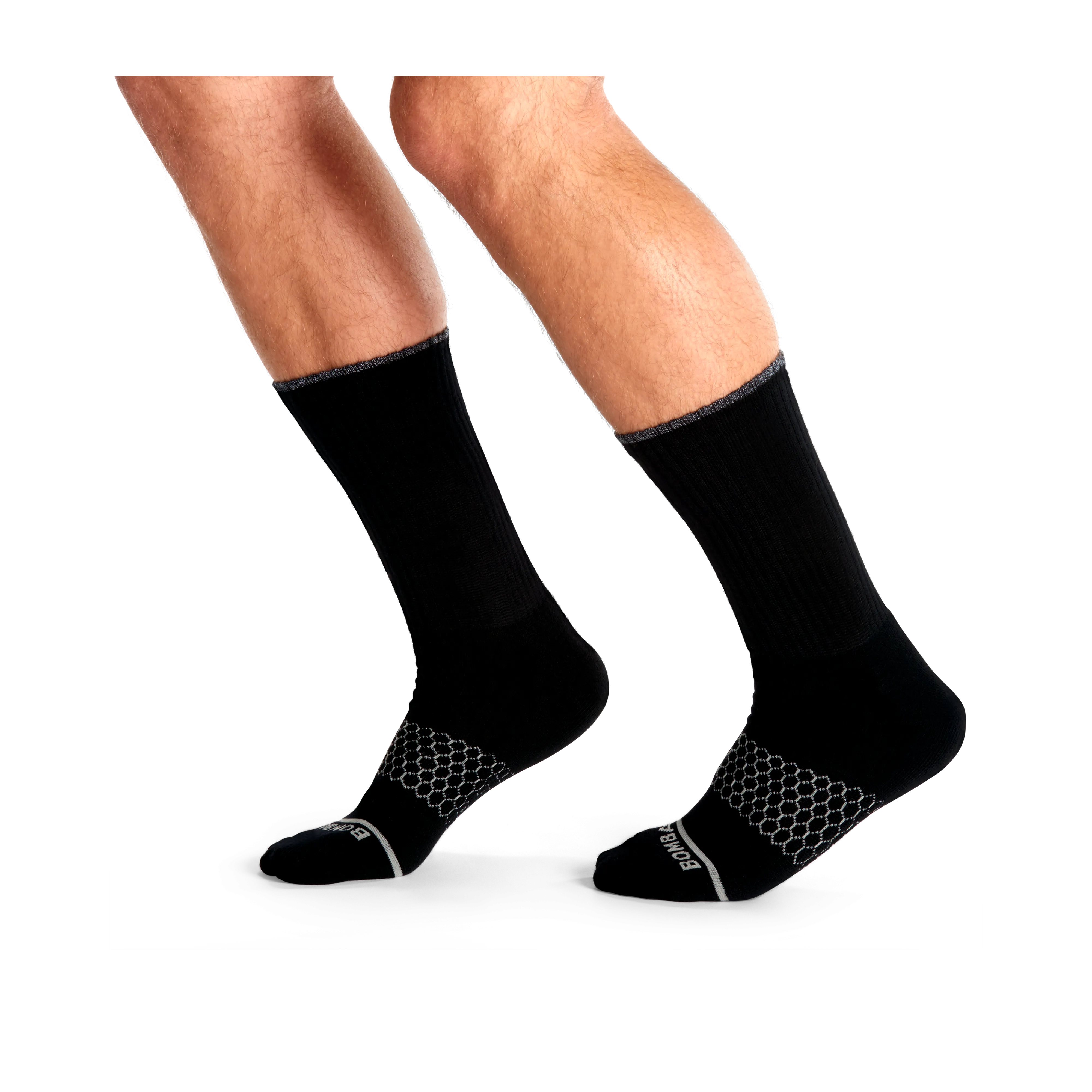 Men's Merino Wool Calf Sock 4-Pack