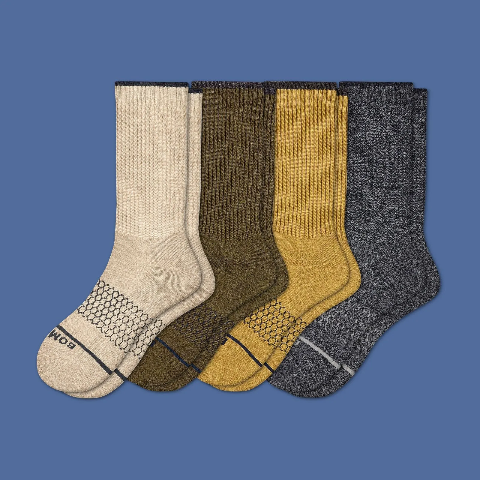 Men's Merino Wool Calf Sock 4-Pack