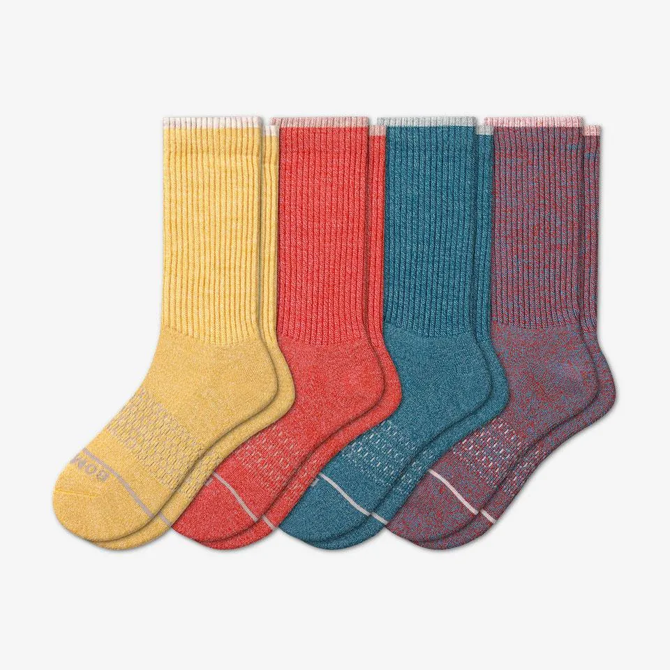 Men's Merino Wool Calf Sock 4-Pack