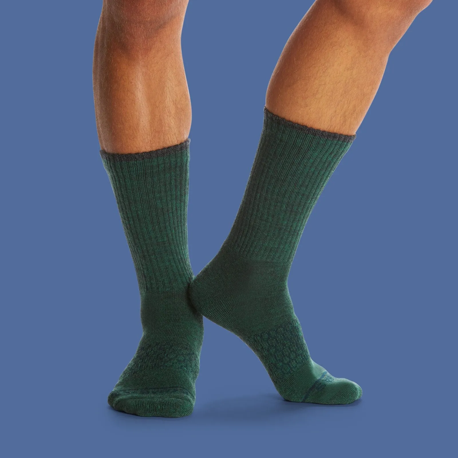 Men's Merino Wool Calf Sock 4-Pack