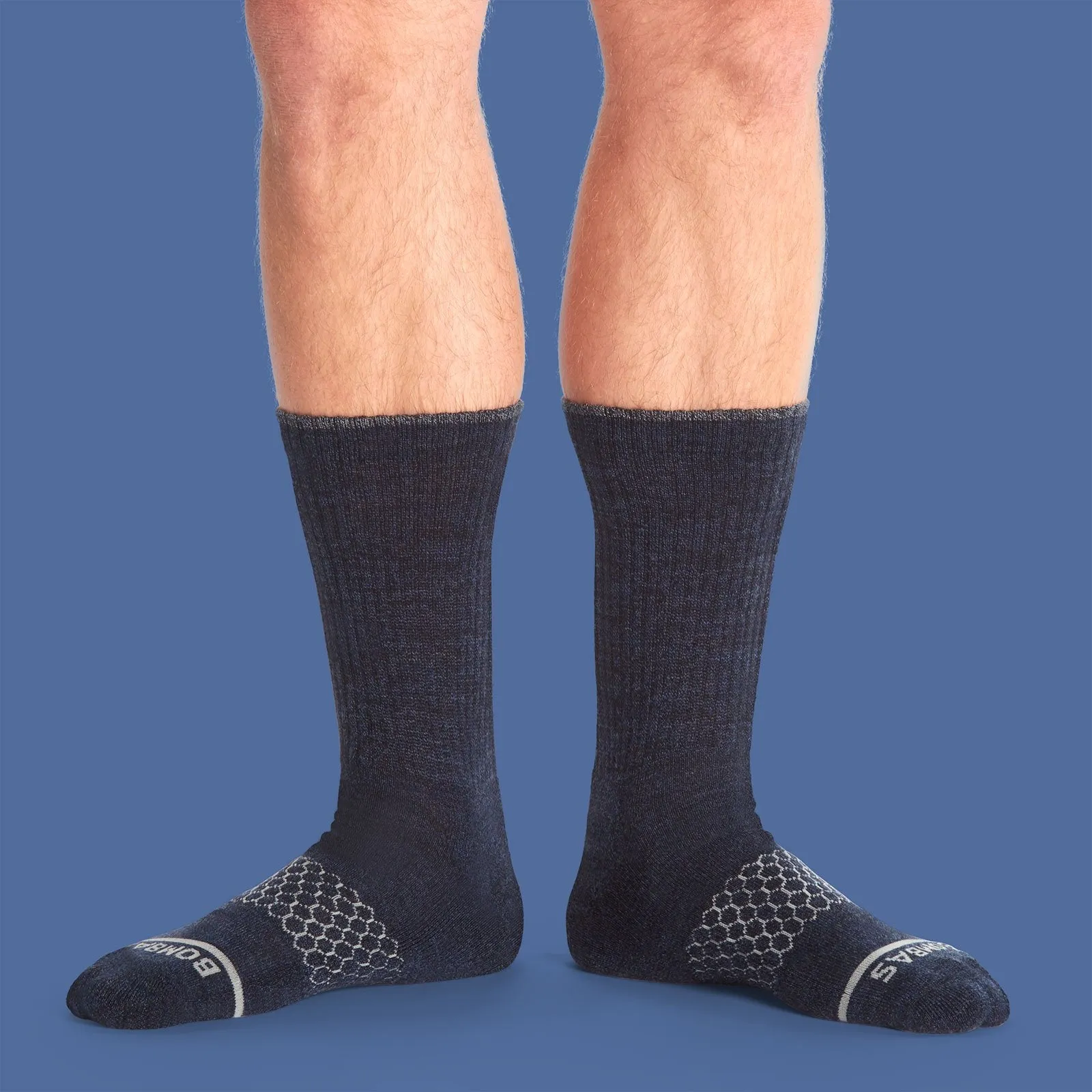 Men's Merino Wool Calf Sock 4-Pack