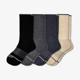 Men's Merino Wool Calf Sock 4-Pack