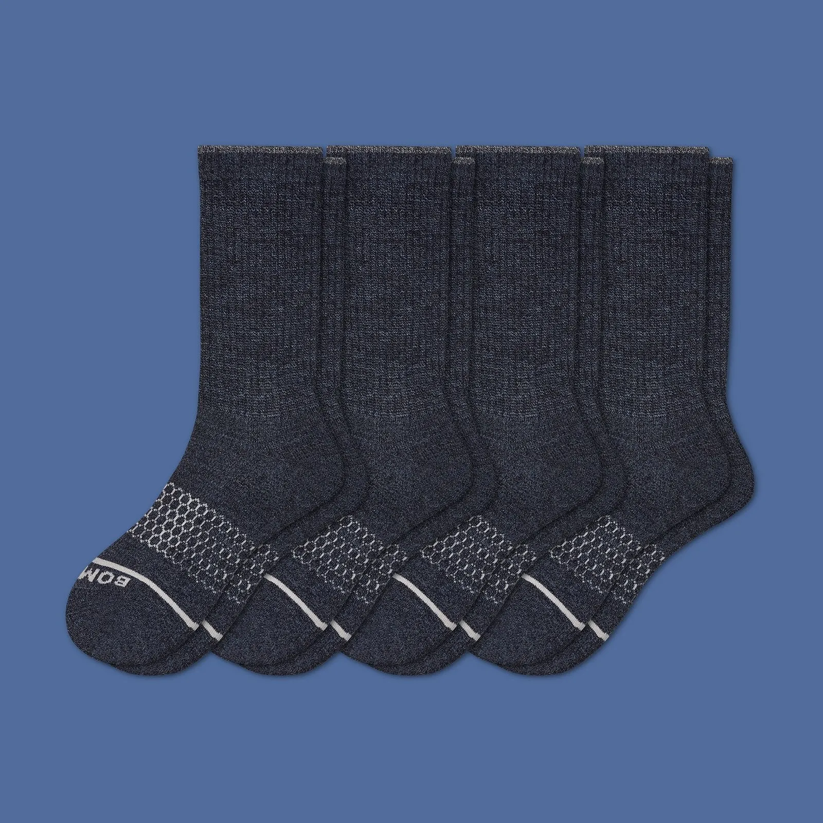 Men's Merino Wool Calf Sock 4-Pack