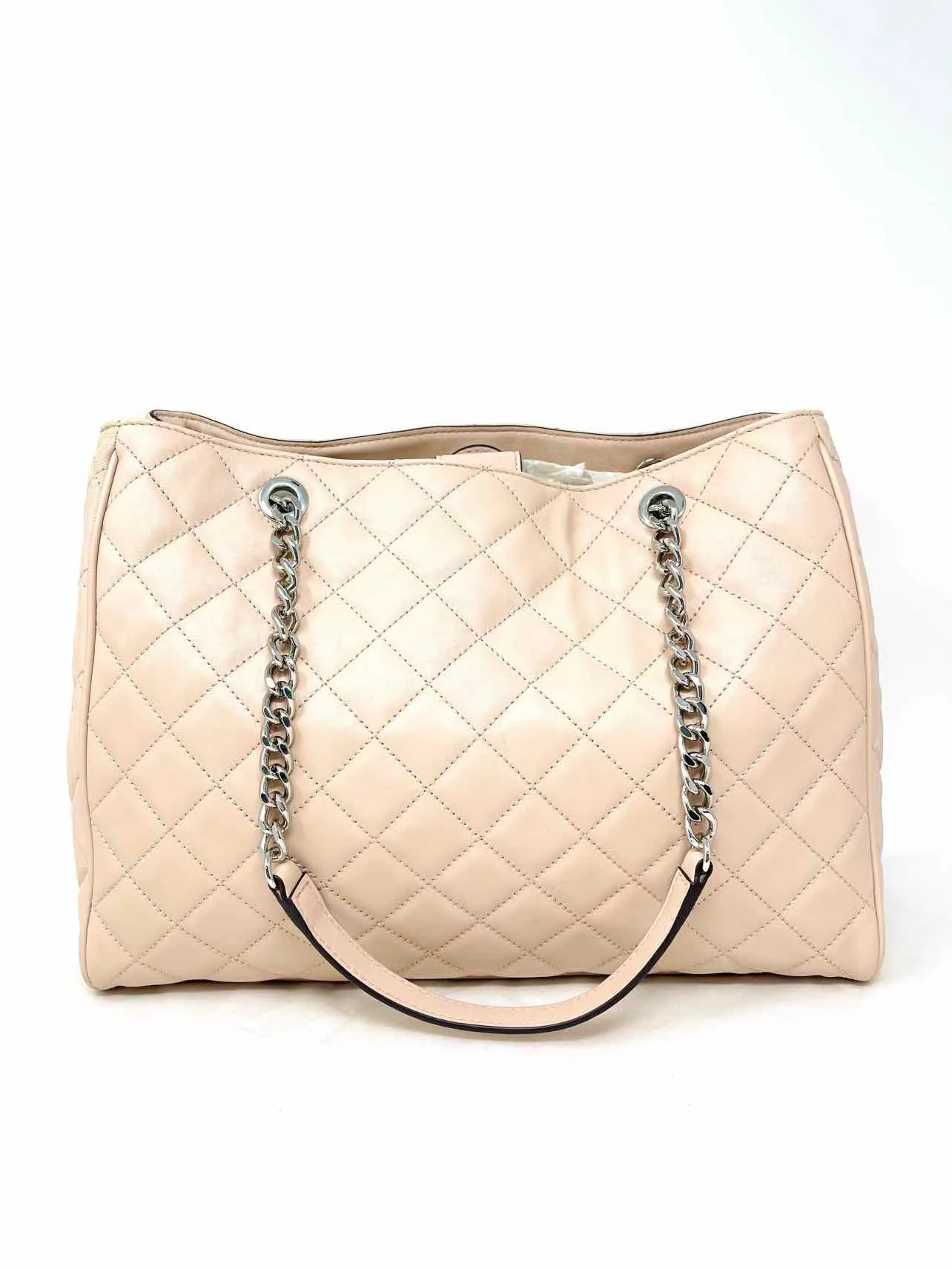 Michael Michael Kors Lt. Pink Quilted Leather Designer Tote