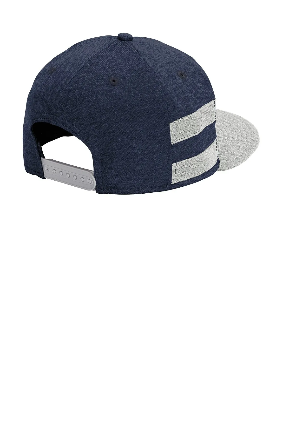 New Era Shadow Heather Striped Flat Bill Snapback Cap NE408