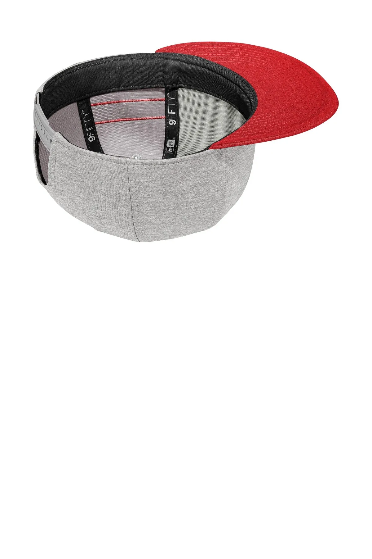 New Era Shadow Heather Striped Flat Bill Snapback Cap NE408