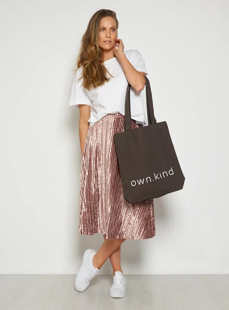 Own Kind Canvas Tote-Black