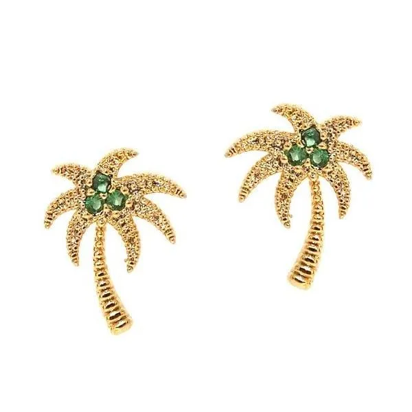 Palm Tree Studs