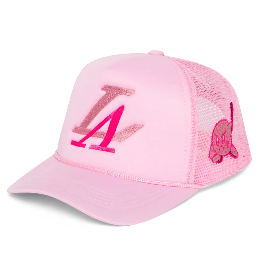 Pink Home Run Derry Trucker Hat