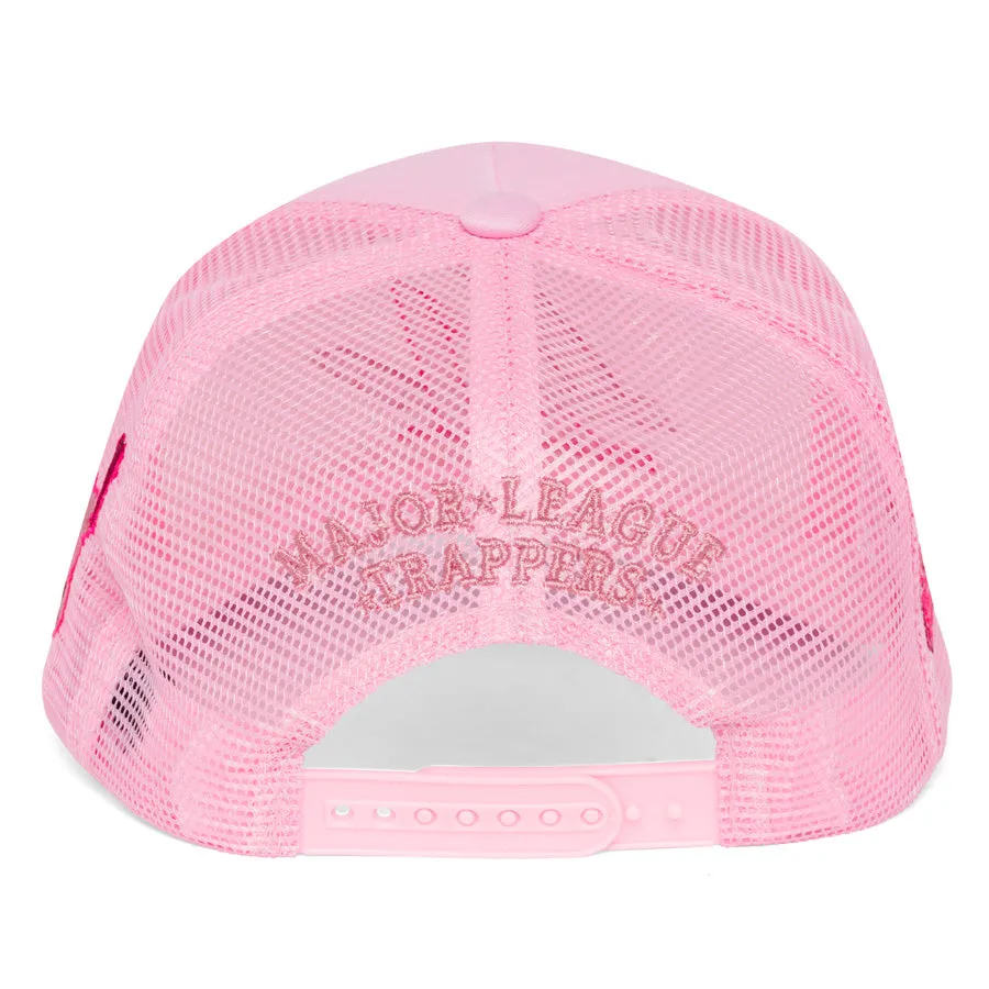 Pink Home Run Derry Trucker Hat