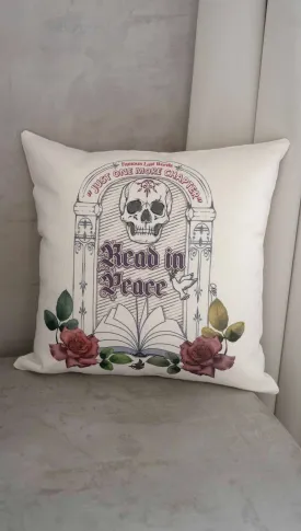 Read in Peace - Decorative Throw Pillow