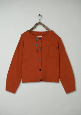 Renewed Wool Cashmere Cardigan Size L (136) | Spice