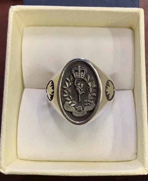 Rings - Silver - Military Crests - Mens