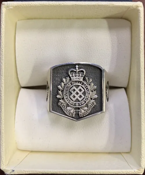 Rings - Silver - Military Crests - Mens