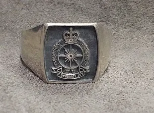 Rings - Silver - Military Crests - Mens